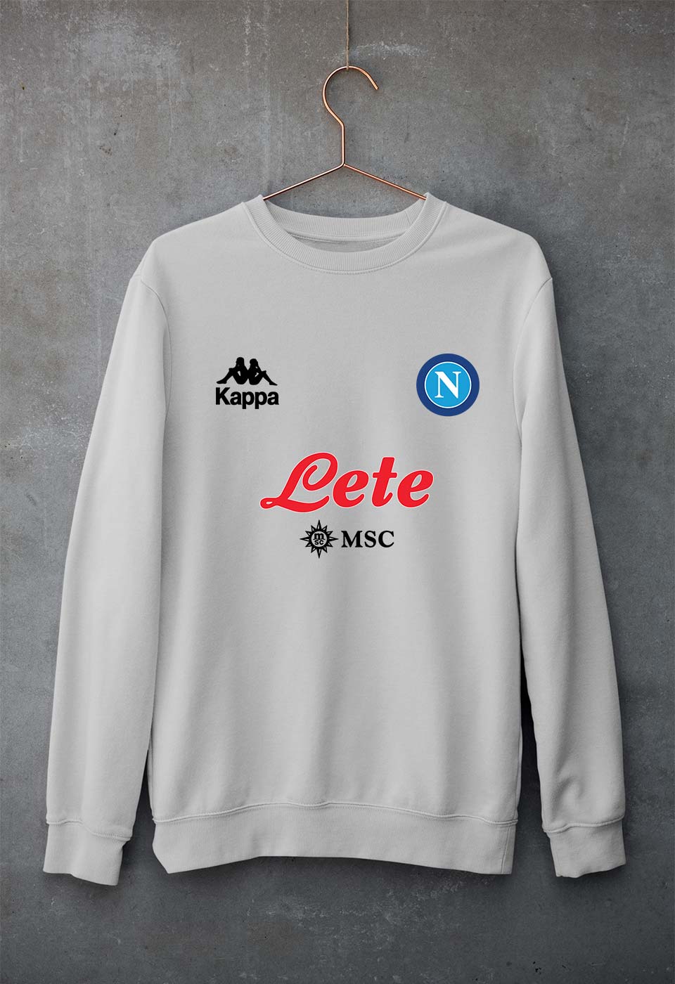 Napoli 2021-22 Unisex Sweatshirt for Men/Women-Grey Melange-Ektarfa.online