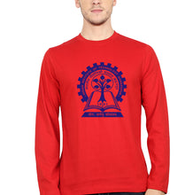 Load image into Gallery viewer, IIT Kharagpur Full Sleeves T-Shirt for Men-RED-Ektarfa.online
