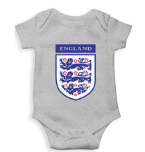 Load image into Gallery viewer, England Football Kids Romper For Baby Boy/Girl-0-5 Months(18 Inches)-Grey-Ektarfa.online
