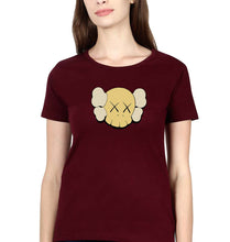 Load image into Gallery viewer, Kaws T-Shirt for Women-Maroon-Ektarfa.online
