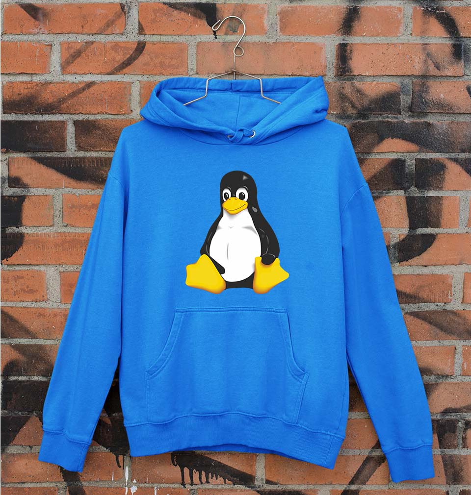 Linux Unisex Hoodie for Men/Women-Royal Blue-Ektarfa.online
