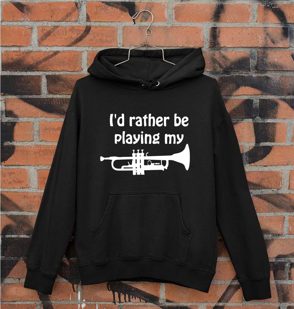 Trumpet Love Unisex Hoodie for Men/Women-Black-Ektarfa.online