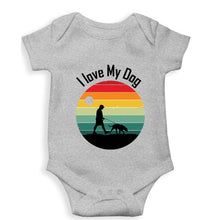 Load image into Gallery viewer, Love Dog Kids Romper For Baby Boy/Girl-0-5 Months(18 Inches)-Grey-Ektarfa.online
