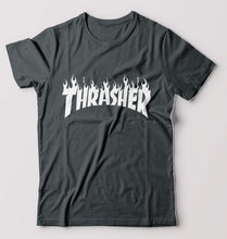 Load image into Gallery viewer, Thrasher T-Shirt for Men-Steel grey-Ektarfa.online
