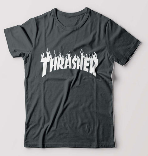 Thrasher T-Shirt for Men-Steel grey-Ektarfa.online