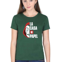 Load image into Gallery viewer, Money Heist T-Shirt for Women-Dark Green-Ektarfa.online
