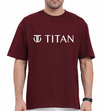 Load image into Gallery viewer, Titan Oversized T-Shirt for Men-Maroon-Ektarfa.online
