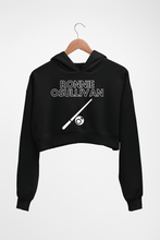 Load image into Gallery viewer, Ronnie O&#39;Sullivan Snooker Crop HOODIE FOR WOMEN-Black-Ektarfa.online
