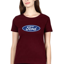 Load image into Gallery viewer, Ford T-Shirt for Women-Maroon-Ektarfa.online
