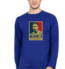 Load image into Gallery viewer, Ronaldinho Full Sleeves T-Shirt for Men-Royal blue-Ektarfa.online
