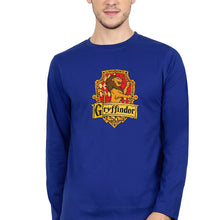 Load image into Gallery viewer, Harry Potter Gryffindor Full Sleeves T-Shirt for Men-Royal blue-Ektarfa.online
