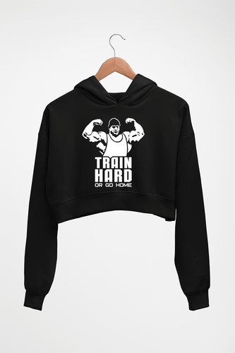 Gym Crop HOODIE FOR WOMEN-Black-Ektarfa.online