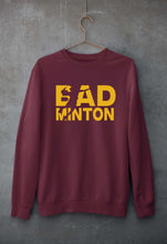 Load image into Gallery viewer, Badminton Unisex Sweatshirt for Men/Women-Maroon-Ektarfa.online
