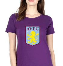 Load image into Gallery viewer, Aston Villa T-Shirt for Women-Purple-Ektarfa.online
