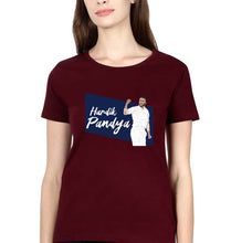 Load image into Gallery viewer, Hardik Pandya T-Shirt for Women-Maroon-Ektarfa.online

