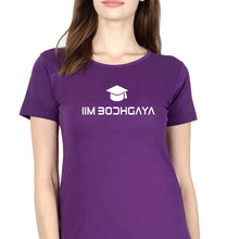 Load image into Gallery viewer, IIM BodhGaya T-Shirt for Women-Purple-Ektarfa.online
