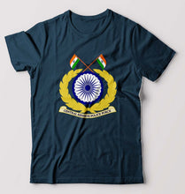 Load image into Gallery viewer, CRPF T-Shirt for Men-Petrol Blue-Ektarfa.online
