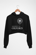Load image into Gallery viewer, University of Oxford Crop HOODIE FOR WOMEN-Black-Ektarfa.online
