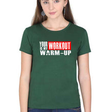 Load image into Gallery viewer, Gym T-Shirt for Women-Dark Green-Ektarfa.online
