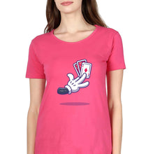 Load image into Gallery viewer, Poker T-Shirt for Women-Pink-Ektarfa.online
