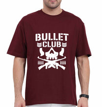 Load image into Gallery viewer, Bullet Club Oversized T-Shirt for Men-Maroon-Ektarfa.online
