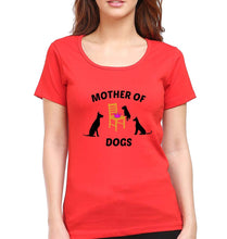 Load image into Gallery viewer, Mother of Dog T-Shirt for Women-Red-Ektarfa.online
