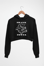 Load image into Gallery viewer, Gym Shark Power Crop HOODIE FOR WOMEN-Black-Ektarfa.online
