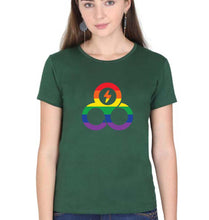 Load image into Gallery viewer, Trifecta T-Shirt for Women-Dark Green-Ektarfa.online
