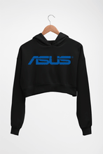 Load image into Gallery viewer, Asus Crop HOODIE FOR WOMEN-Black-Ektarfa.online
