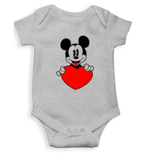 Load image into Gallery viewer, Mickey Mouse Kids Romper For Baby Boy/Girl-0-5 Months(18 Inches)-Grey-Ektarfa.online
