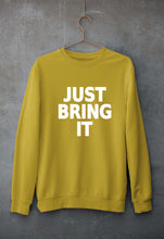 Load image into Gallery viewer, Just Bring IT Unisex Sweatshirt for Men/Women-Mustard Yellow-Ektarfa.online
