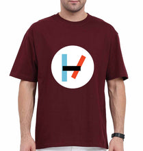 Load image into Gallery viewer, Twenty one pilots Oversized T-Shirt for Men-Maroon-Ektarfa.online
