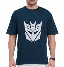 Load image into Gallery viewer, Decepticon Transformers Oversized T-Shirt for Men-Petrol Blue-Ektarfa.online
