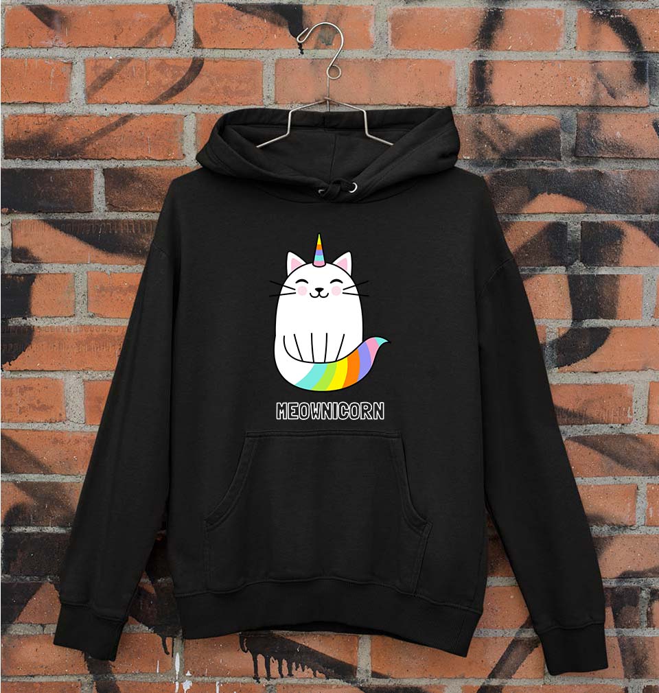 Cat Unicorn Unisex Hoodie for Men/Women-Black-Ektarfa.online