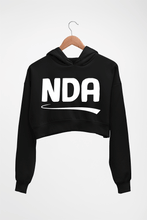 Load image into Gallery viewer, NDA Army Crop HOODIE FOR WOMEN-Black-Ektarfa.online
