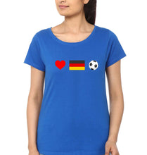Load image into Gallery viewer, Germany T-Shirt for Women-Royal Blue-Ektarfa.online
