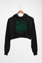 Load image into Gallery viewer, Dartmouth College Crop HOODIE FOR WOMEN-Black-Ektarfa.online
