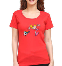 Load image into Gallery viewer, Dexter&#39;s Laboratory T-Shirt for Women-Red-Ektarfa.online
