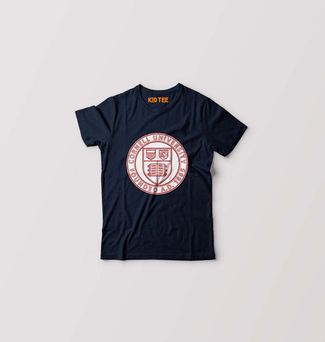 Cornell University Kids T-Shirt for Boy/Girl-Navy Blue-Ektarfa.online