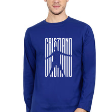 Load image into Gallery viewer, Cristiano Ronaldo CR7 Full Sleeves T-Shirt for Men-Royal blue-Ektarfa.online
