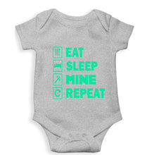 Load image into Gallery viewer, Minecraft Kids Romper For Baby Boy/Girl-0-5 Months(18 Inches)-Grey-Ektarfa.online
