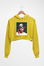 Load image into Gallery viewer, XXXtentacion Crop HOODIE FOR WOMEN-Mustard Yellow-Ektarfa.online

