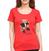 Load image into Gallery viewer, Domrebel Taddy T-Shirt for Women-Red-Ektarfa.online
