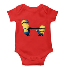 Load image into Gallery viewer, Minion Kids Romper For Baby Boy/Girl-0-5 Months(18 Inches)-Red-Ektarfa.online
