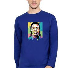 Load image into Gallery viewer, Ronaldinho Full Sleeves T-Shirt for Men-Royal blue-Ektarfa.online
