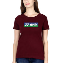 Load image into Gallery viewer, Yonex T-Shirt for Women-Maroon-Ektarfa.online
