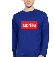 Load image into Gallery viewer, Aprilia Full Sleeves T-Shirt for Men-Royal Blue-Ektarfa.online
