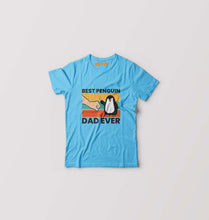 Load image into Gallery viewer, Penguin Dad Kids T-Shirt for Boy/Girl-Light Blue-Ektarfa.online
