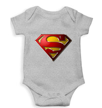 Load image into Gallery viewer, Superman Superhero Kids Romper For Baby Boy/Girl-0-5 Months(18 Inches)-Grey-Ektarfa.online
