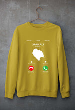 Load image into Gallery viewer, Manali Calling Unisex Sweatshirt for Men/Women-Mustard yellow-Ektarfa.online
